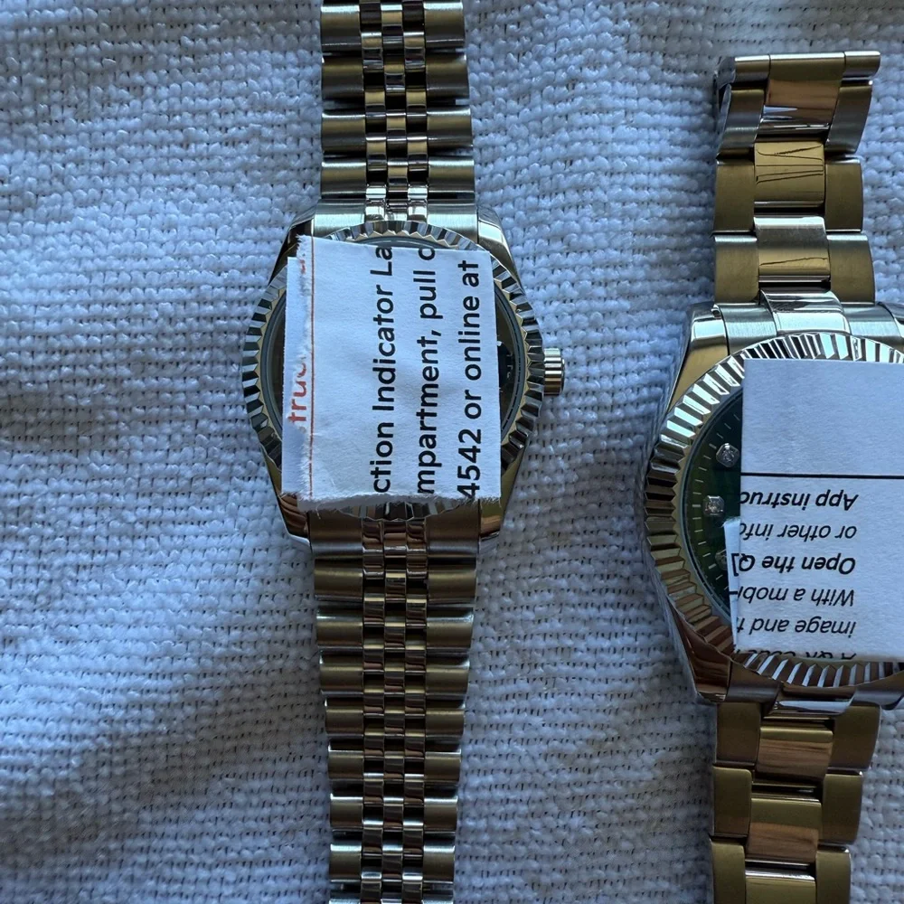 Gold and Silver Two-Tone Watch